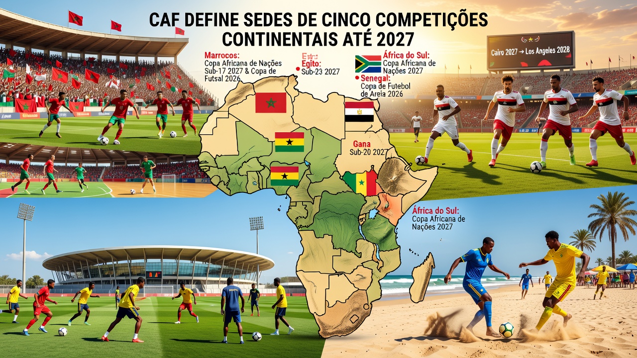 CAF Define Sedes de Cinco Competições Continentais Até 2027